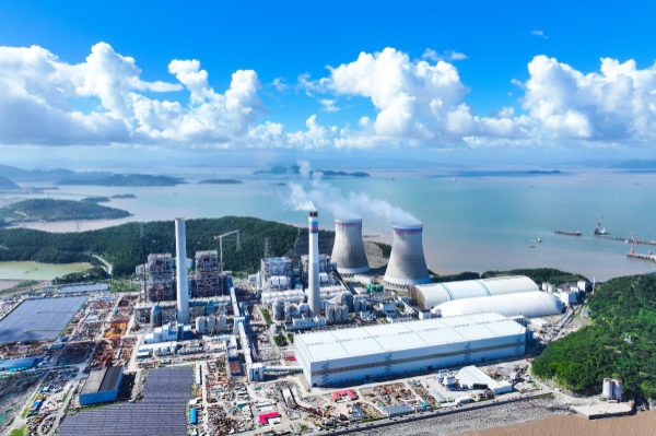 迎峰度夏進行時：浙能臺二電二期工程建設(shè)奮戰(zhàn)正當(dāng)“夏”